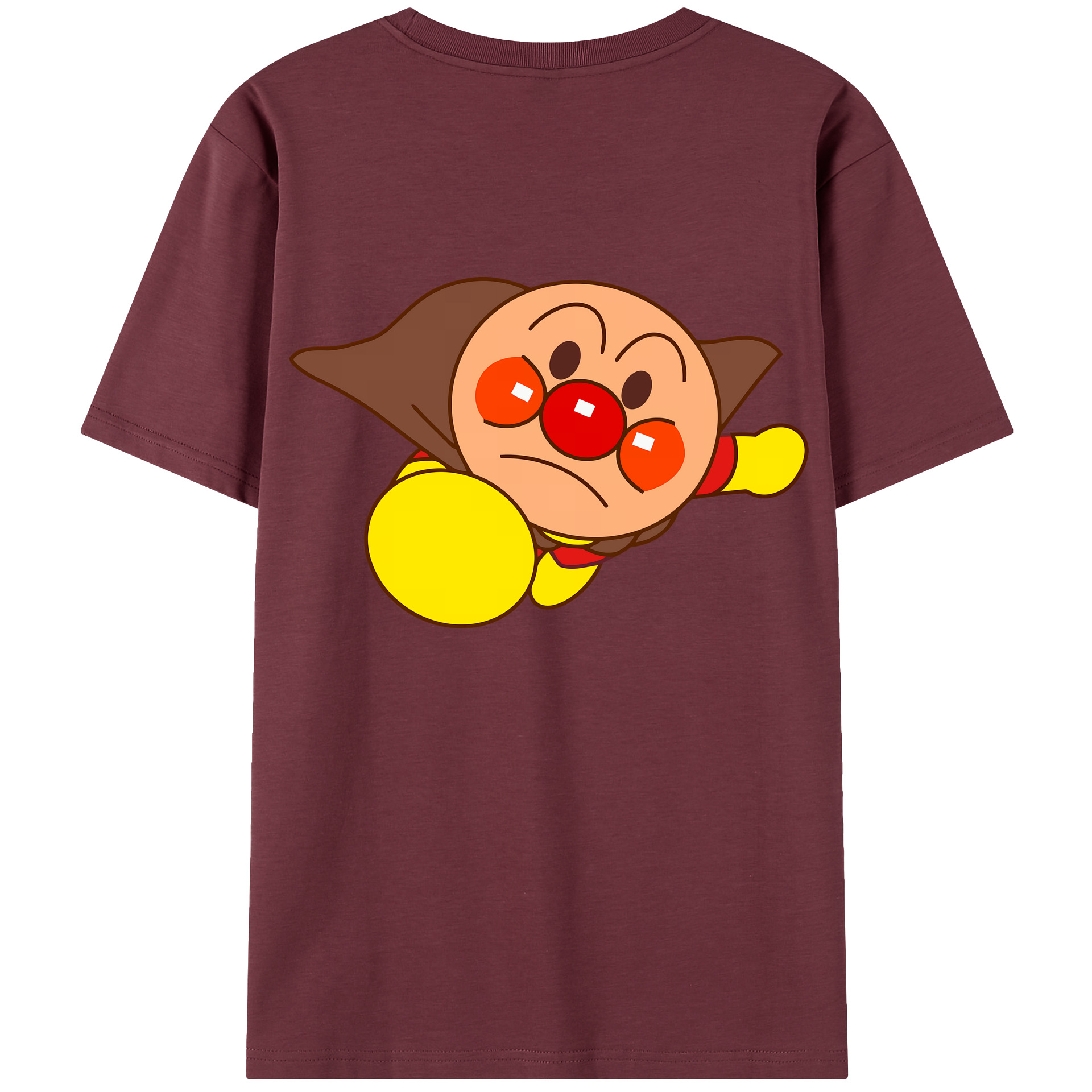 （画像用） アンパンマン Anpanman 綿100％半袖Tシャツ（背面プリント）